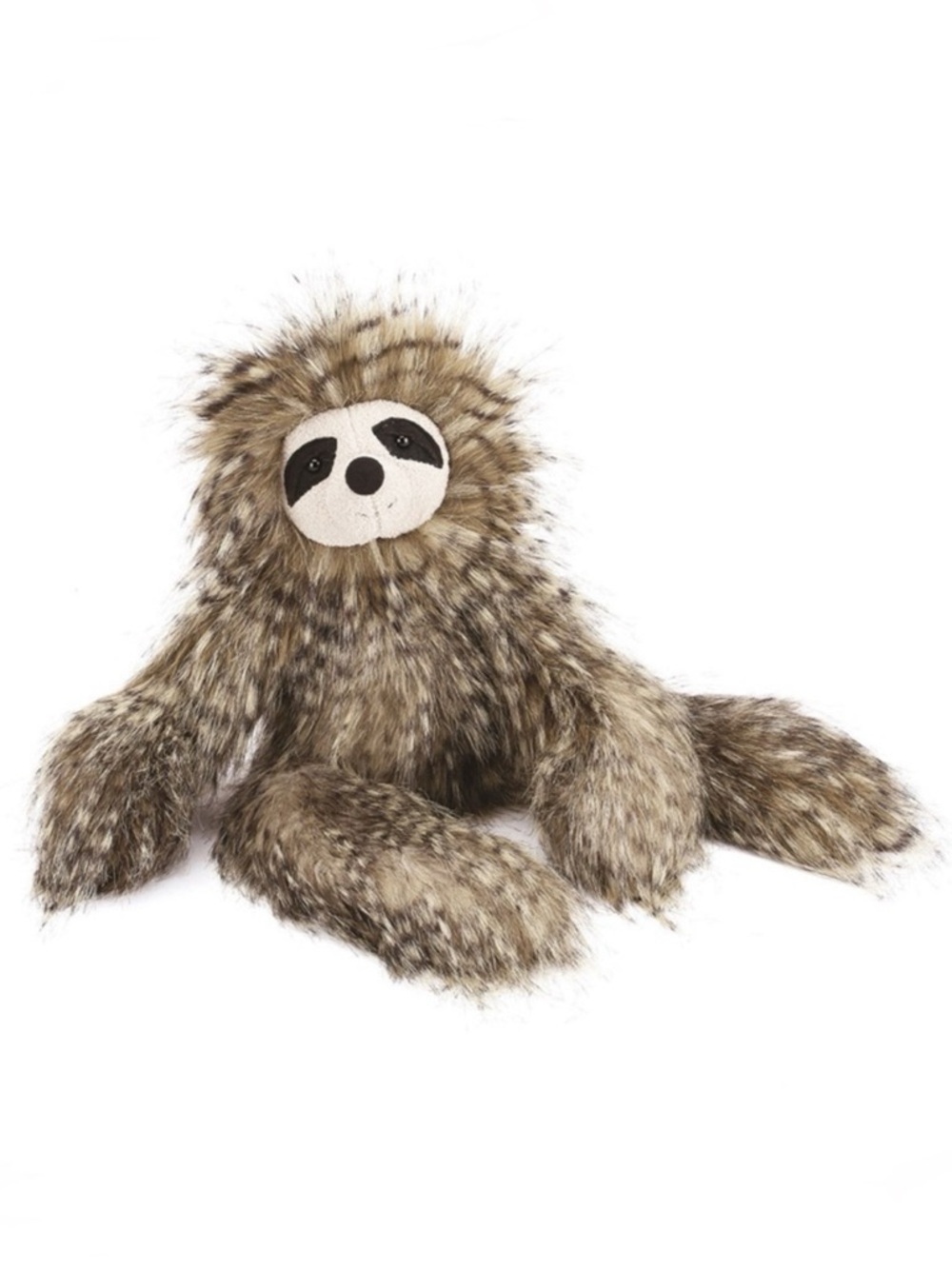Jellycat London Cyril The Sloth Plush Fluffy Long Hair Shaggy Stuffed Animal